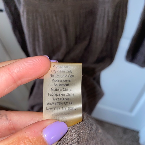 Alice + Olivia Knit Sweater Dress - Picture 4 of 5